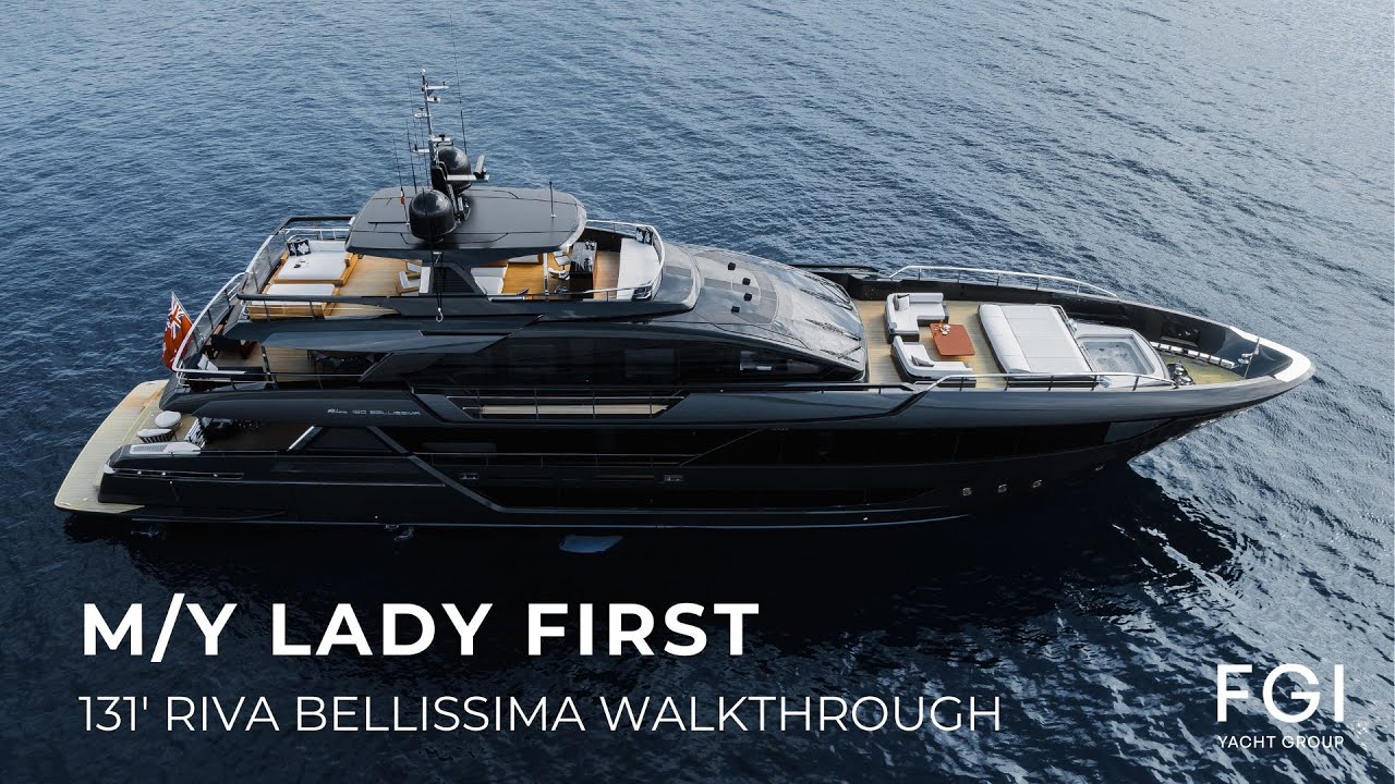 Walkthrough Riva Bellissima 131' (40m) LADY FIRST for Charter