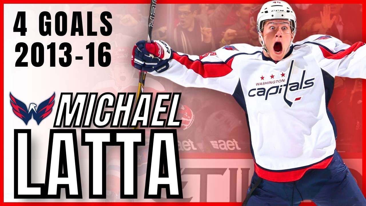 Michael Latta ALL (4) Goals as a Washington Capital 2013-16 | Capitals Highlights