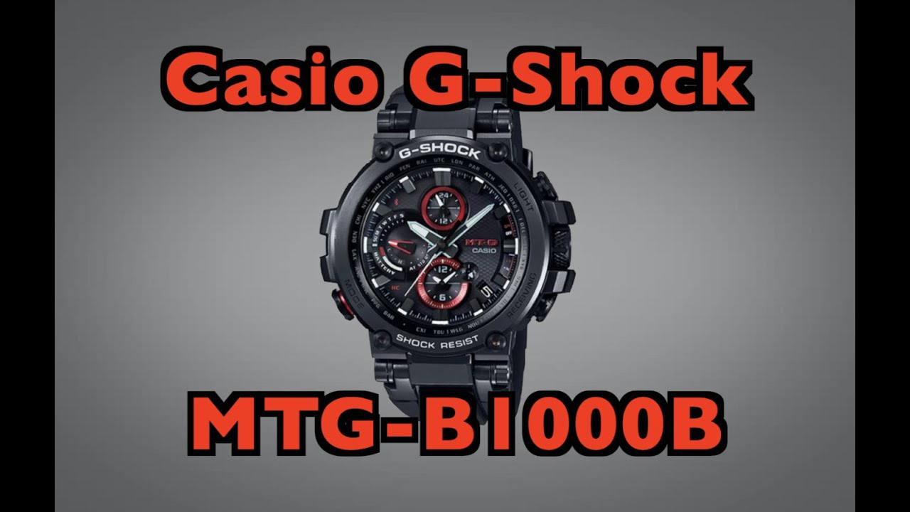 Casio G-Shock MTG-B1000B review including G-Shock Connected app