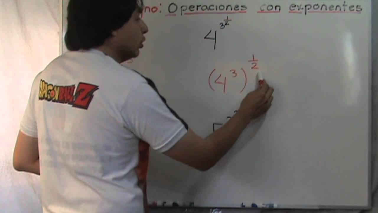 233 Operaciones con exponentes