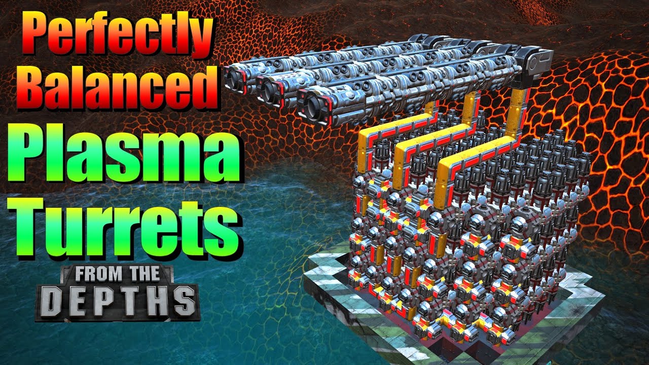 Plasma Cannon Tetris 👍 From The Depths | New 2023