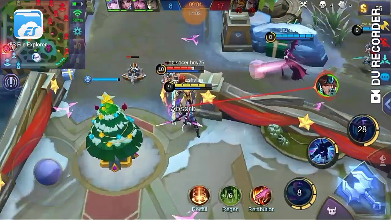 MOBILE LEGENDS: Escaping from epic rank(from feed to win) saber gameplay and build