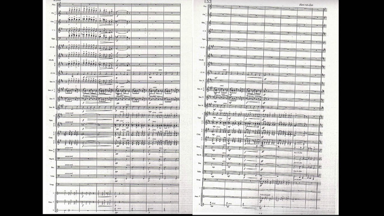 Danzon No. 2 (arr. for Concert Band) Full Score