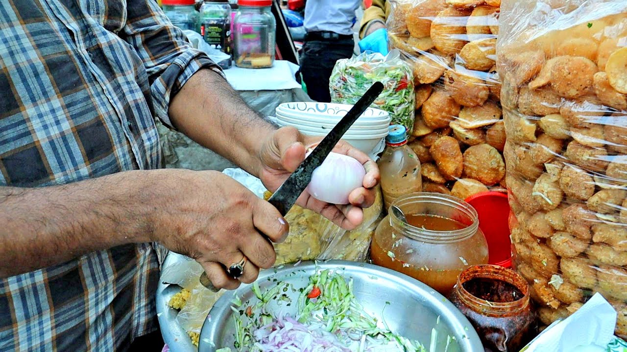 Extreme Knife Skilled Fuchka King | Bangladeshi Street Food