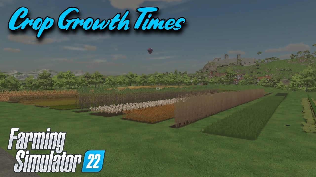 Guide to Crop Growth Times with Seasons Off! - FS22 - PS4 - Console - Farming Simulator 22
