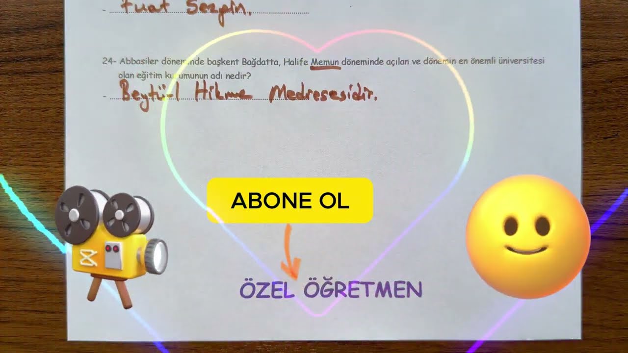 10. Sınıf İslam Bilim Tarihi 1. Dönem 1. Yazılı