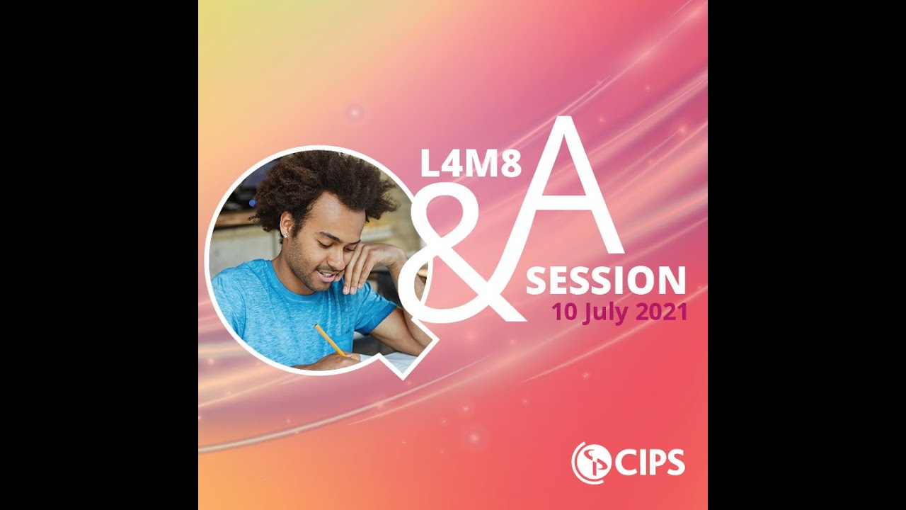 CIPS exam support level 4  L4M8