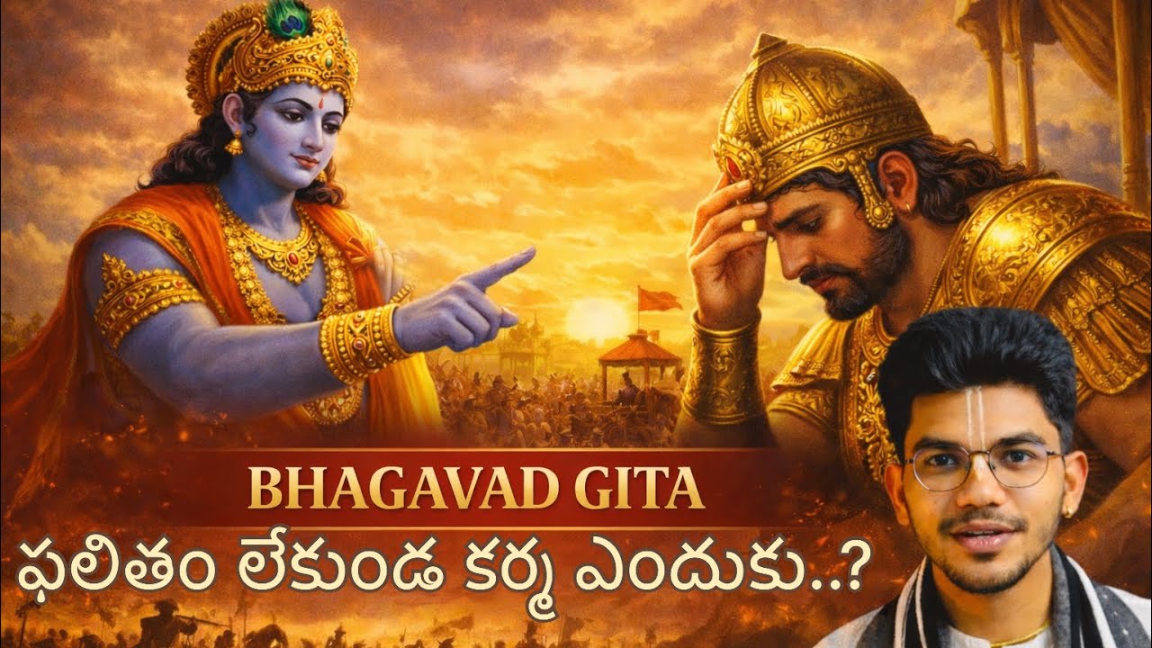  ఫలాపేక్ష లేకుండా కర్మ ఎందుకు చేయాలి..? | భగవద్గీత 2.47 | Explained Clearly #iskcon 