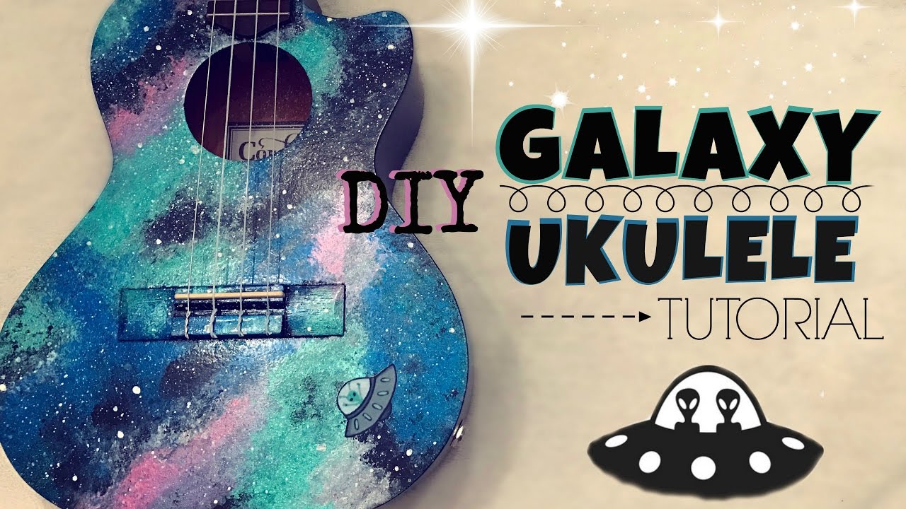 DIY Galaxy Ukulele Tutorial  (Kelaska)