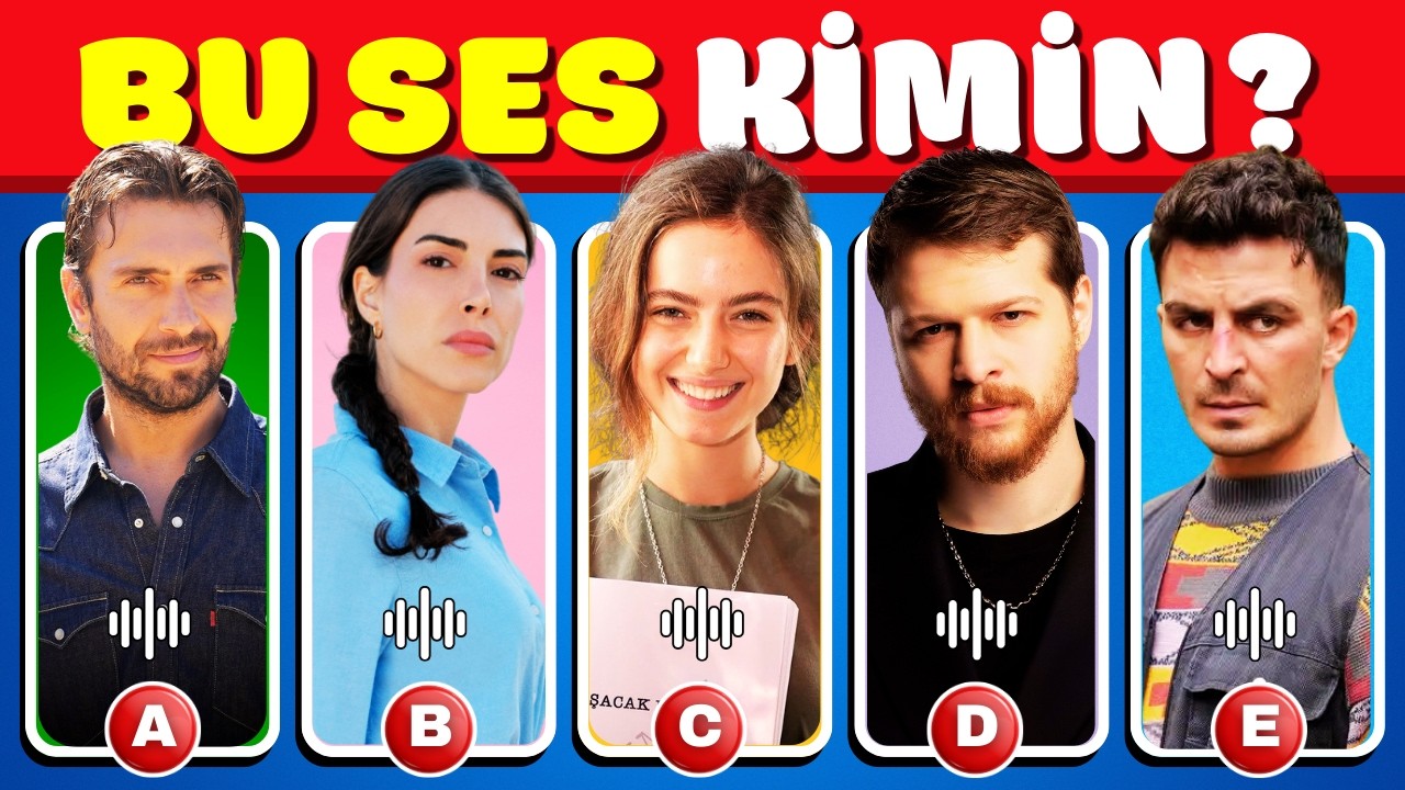 Taşacak Bu Deniz SES BULMACA 🔥🎤 Taşacak Bu Deniz Oyuncularını Seslerinden Tahmin Et | Ses Testi