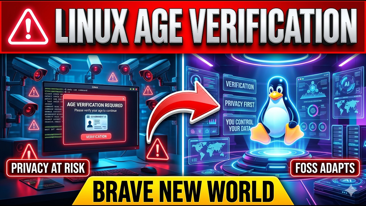 Linux Age Verification: FOSS in the Brave New World