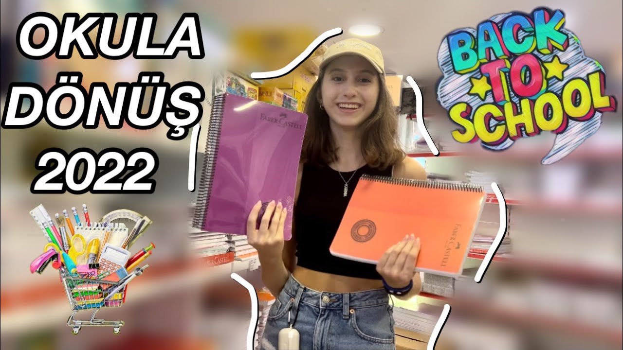 Okula D&ouml;n&uuml;ş 2022 Kırtasiye Alışverişim | Okul Alışverişi | BACK TO SCHOOL | Almira Oğuz