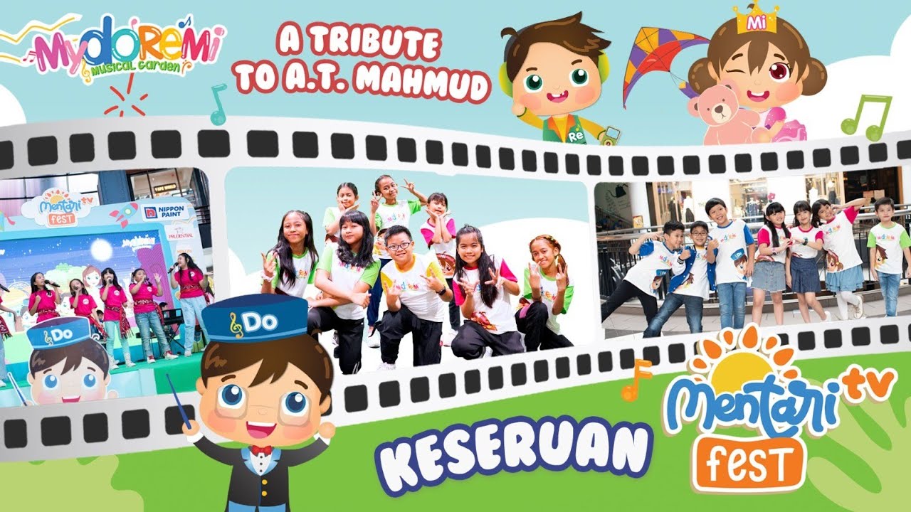 Lagu Anak Anak Lucu I Balonku Ada Lima I A Tribute to AT Mahmud I  Mentari Fest - Mydoremi 