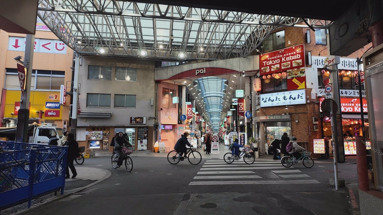 新高円寺駅～高円寺駅へ散歩【4K東京街歩き】Japan Tokyo 4K walking tour/From Shin-Koenji Station to Koenji Station