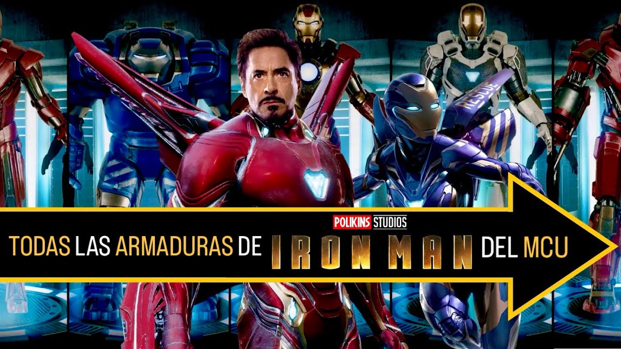 Absolutamente TODAS las ARMADURAS de IRON MAN en El MCU