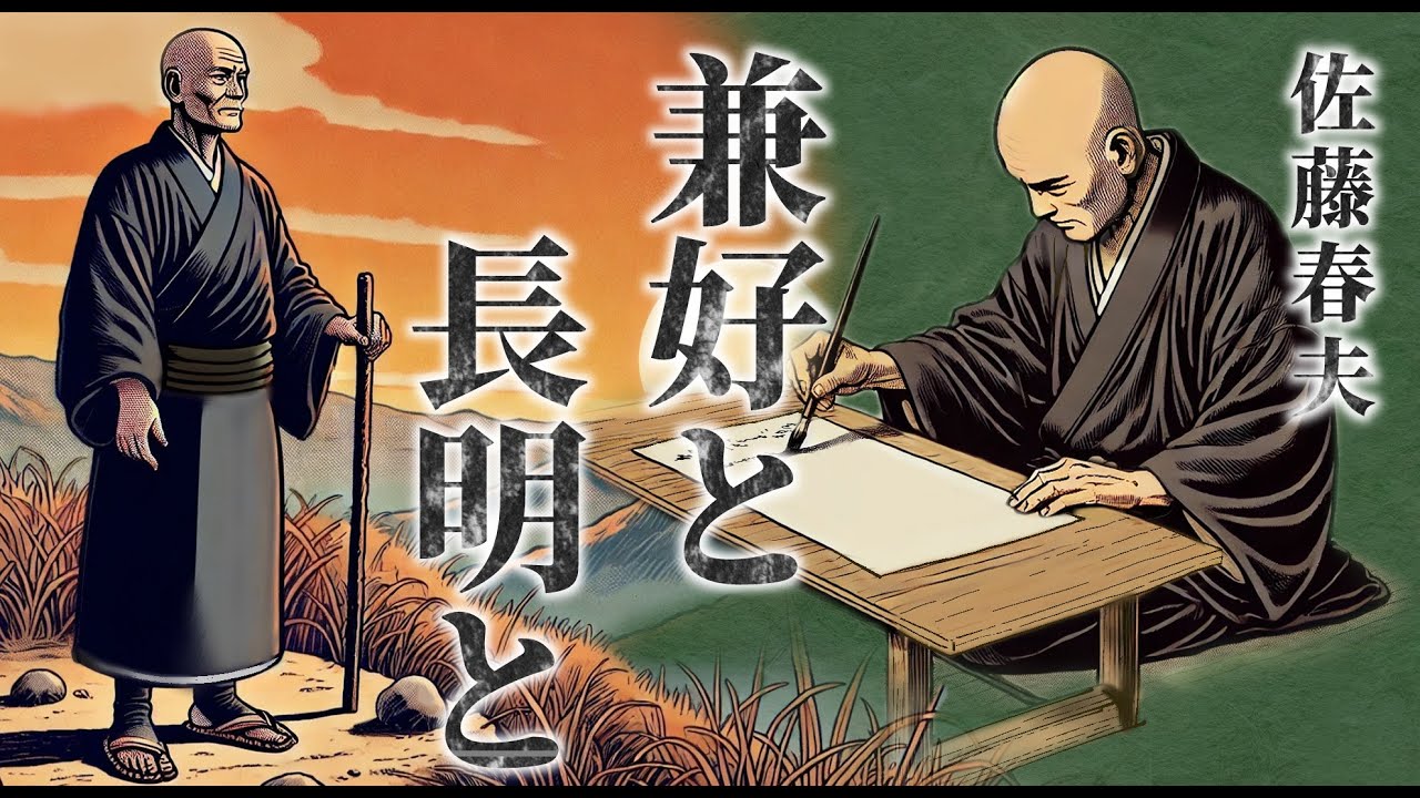 【朗読】古典文学論『兼好と長明と』／佐藤春夫
