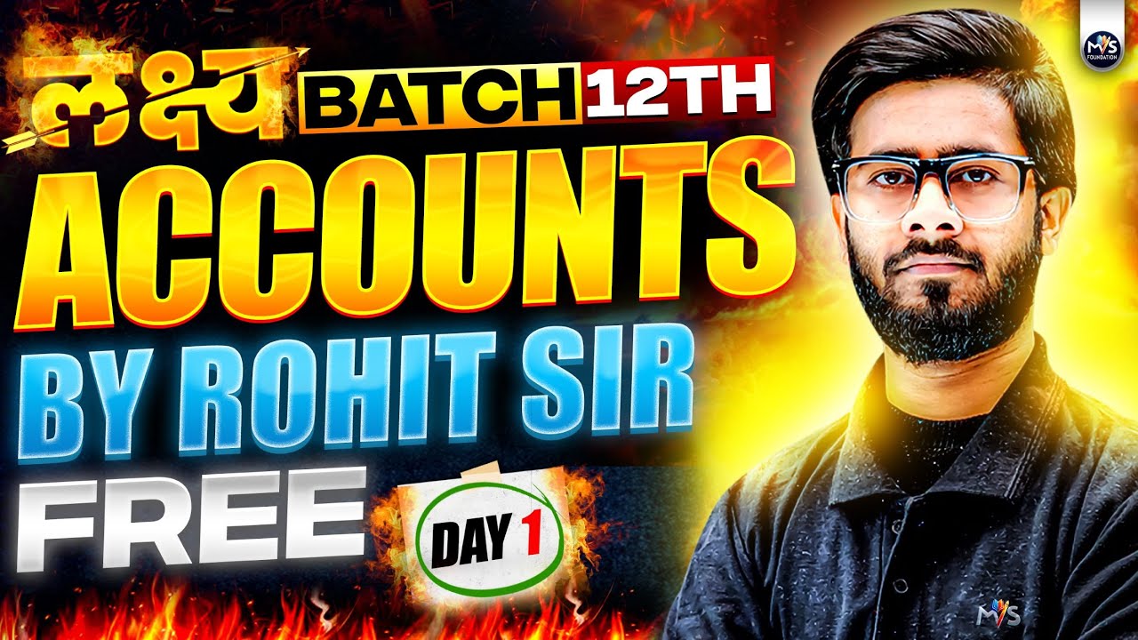 Lakshya Batch Day 1 | Accounting for Business Transactions | Nios Class 12th Accounts Chapter 4