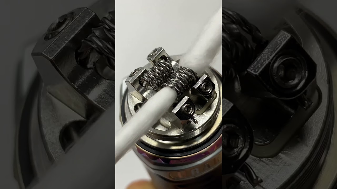 #vape How to build a dual coil 🌪#asmr #shorts