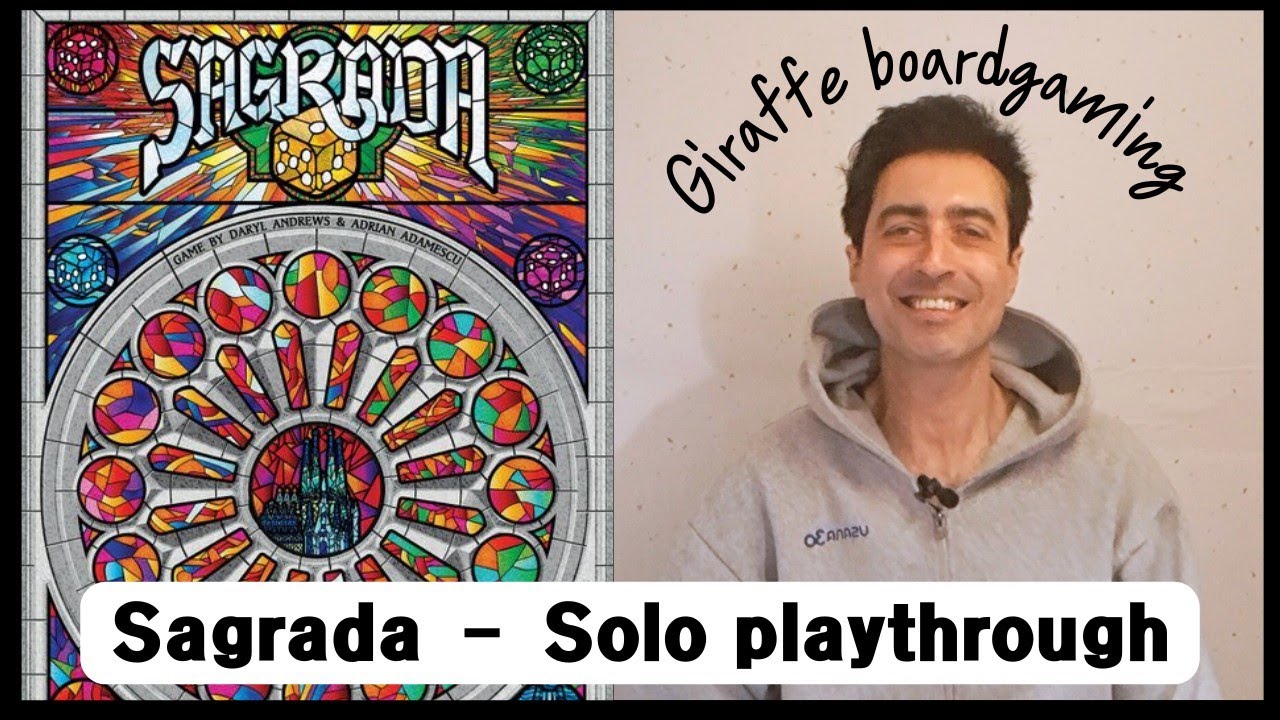 Sagrada- solo playthrough #Sagrada #sagradaboardgame #soloboardgaming #soloboardgamer