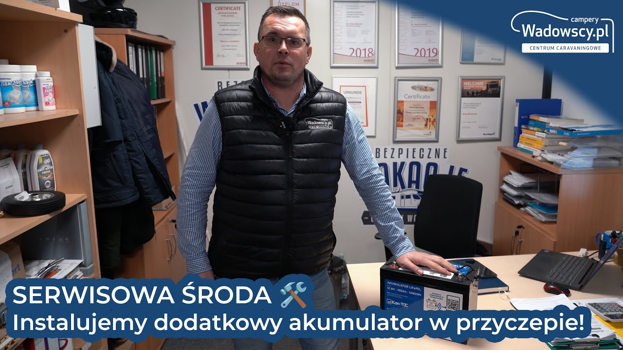SERWISOWA ŚRODA 14 🛠️ Instalujemy dodatkowy akumulator w przyczepie!