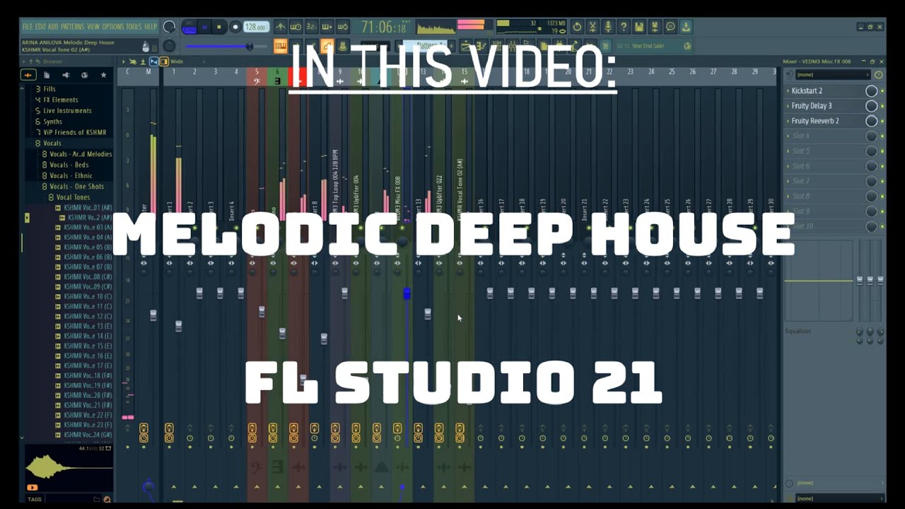 FL STUDIO 21 ⨝ MELODIC DEEP HOUSE (Start to Finish)