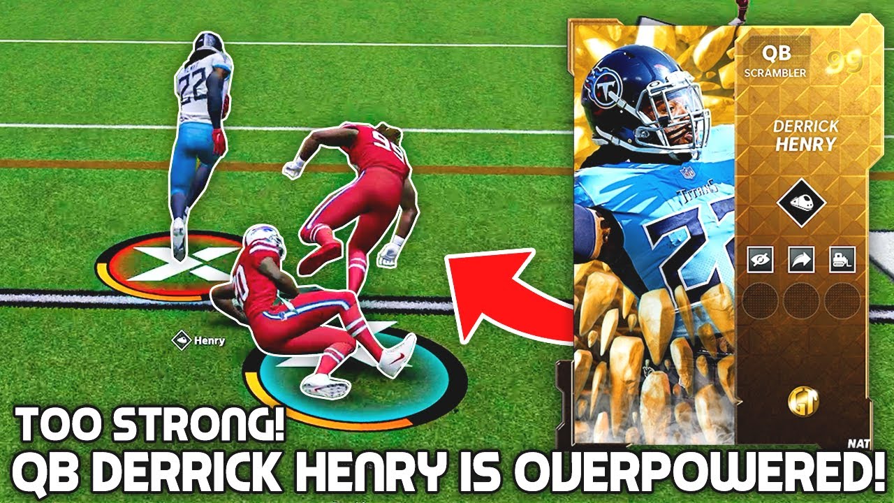 Golden Ticket QB Derrick Henry Is Overpowered..Too Strong! Madden 22