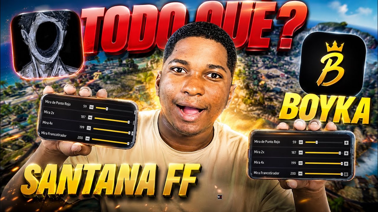 Probé la Sensibilidad Más acusados de LATAM😱 / SANTANA NOT FACE VS BOYKA” ME ACUSAN DE HACKER😈😱 100%