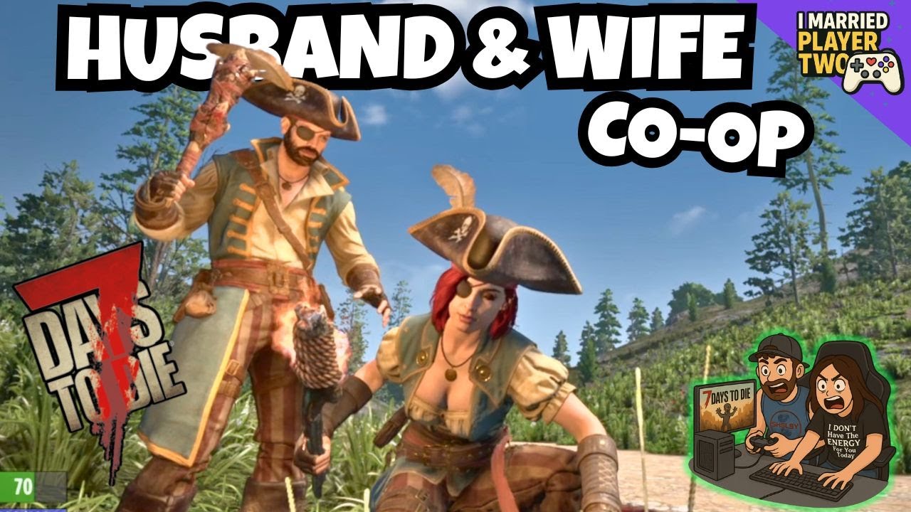 HUSBAND & WIFE DAY ONE in 7 Days to Die