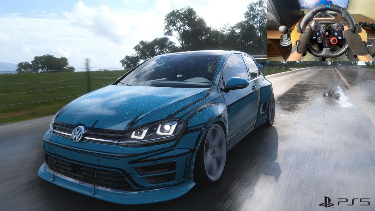 Volkswagen Golf R- Forza Horizon 5 |PS5 | G29