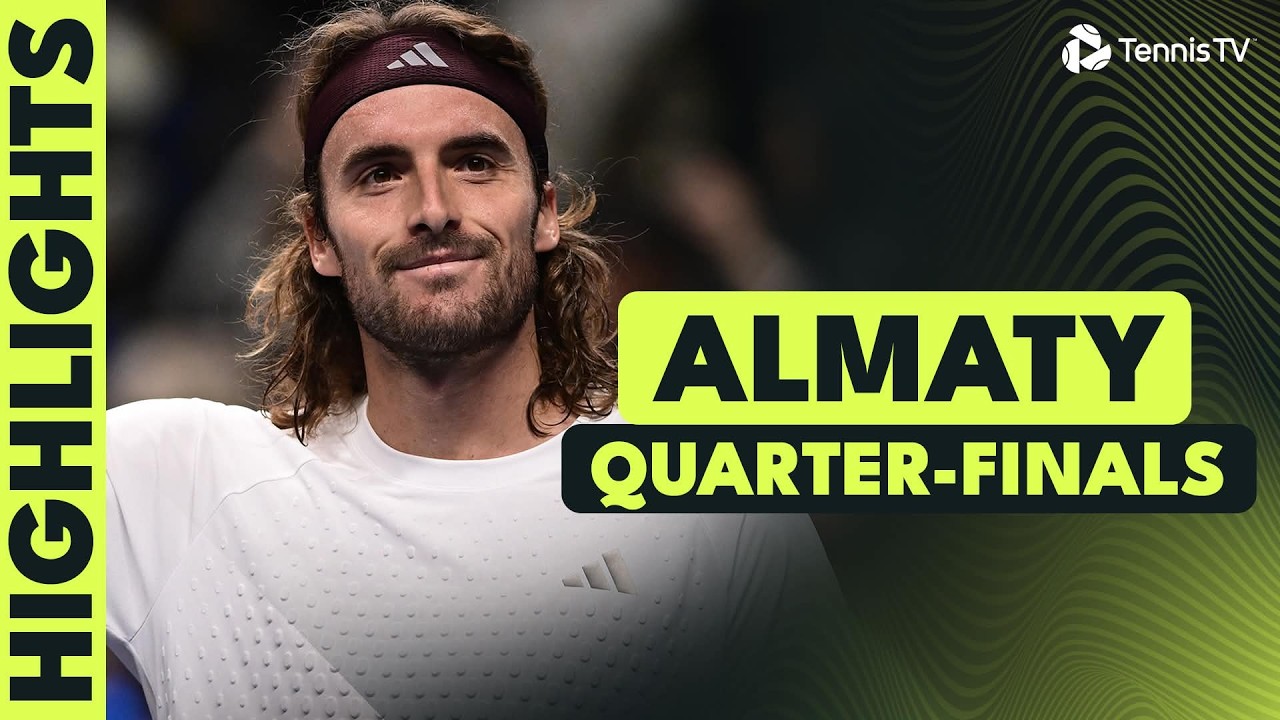 Medvedev & Tsitsipas In Action; Bublik vs Khachanov CLASH | Almaty 2026 Quarter-Final Highlights