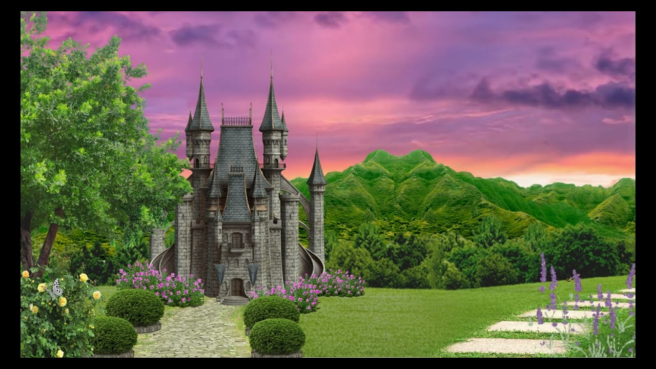 Background II Arri&egrave;re plan II Ch&acirc;teau II  Castle II Animation II  Gratuit II Free II No Copyright II