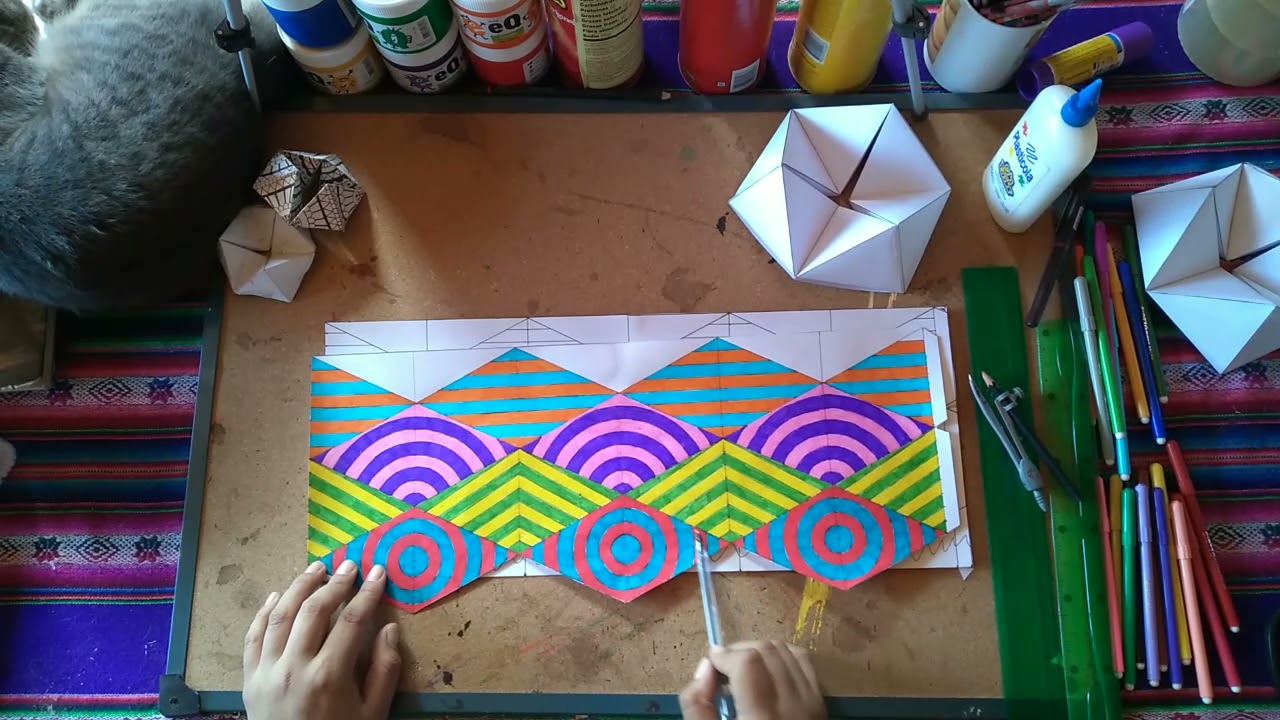 CALIDOCICLO: COMO DIBUJARLO Y PINTARLO (segunda parte)