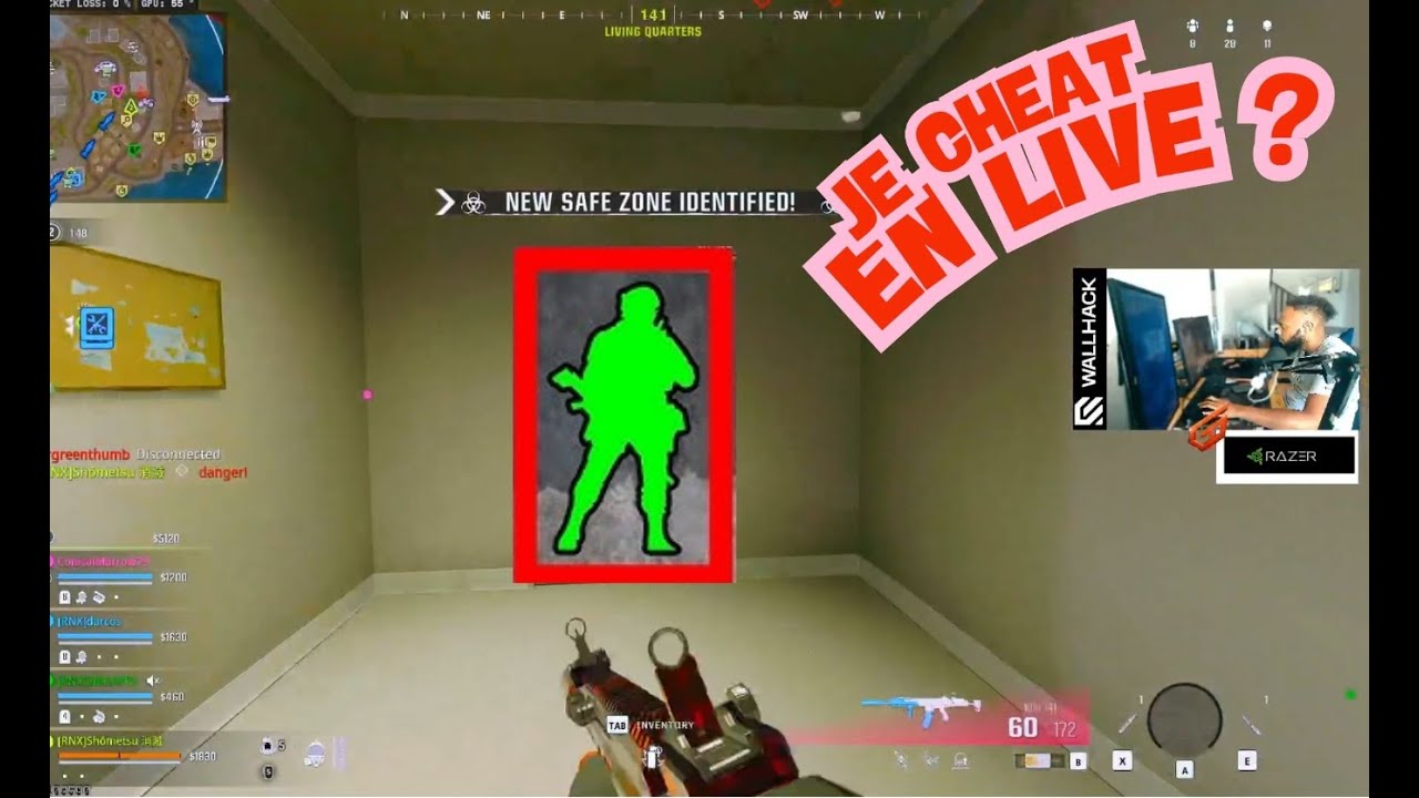 GUNSHOOT CHEAT EN LIVE ?