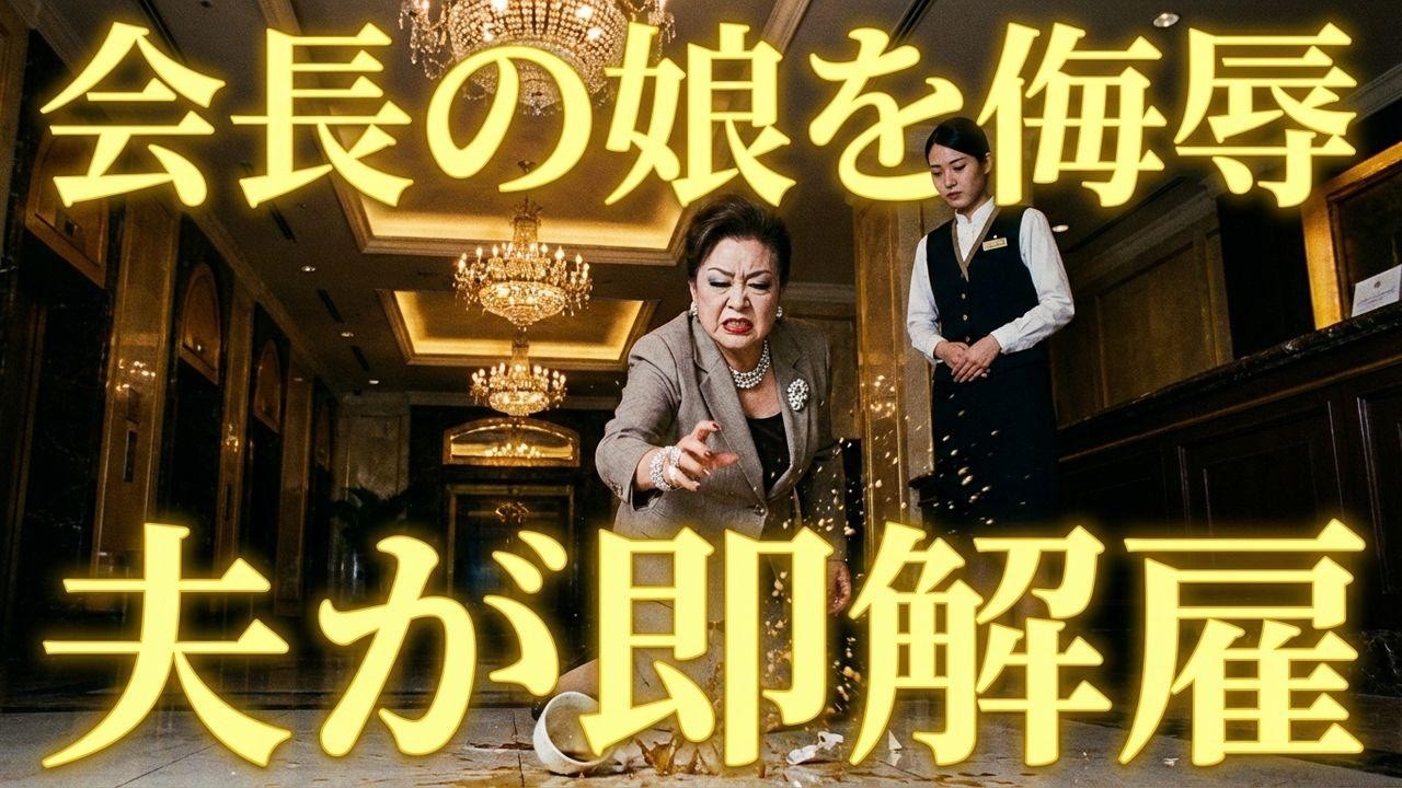 新人に横柄な妻、翌日夫のデスクが消えた…正体は会長の娘