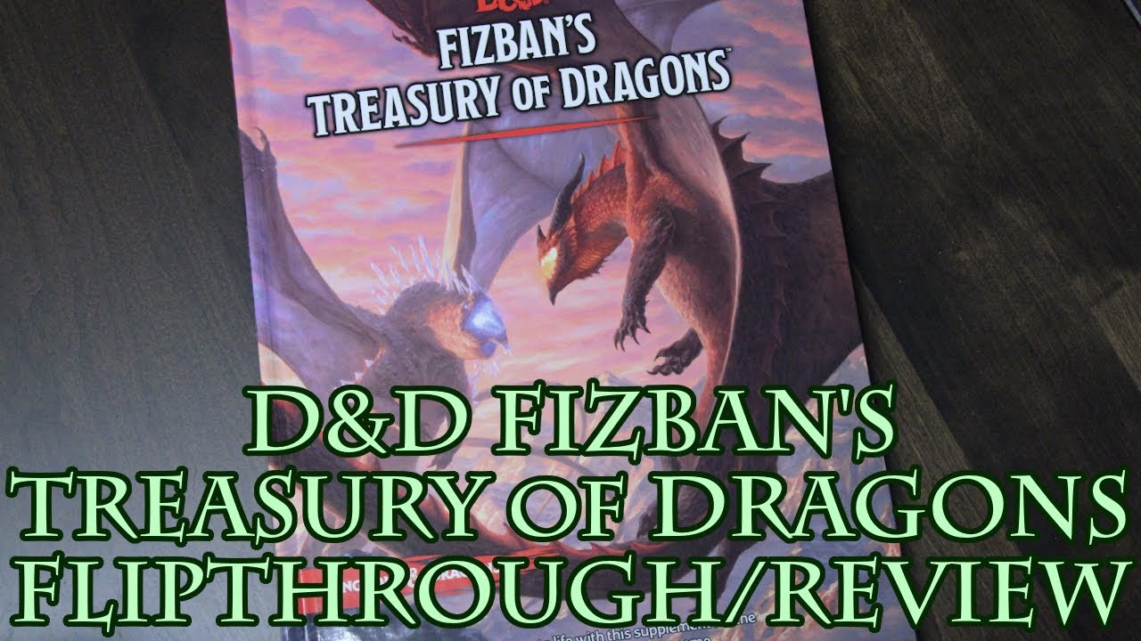 D&D Fizban's Treasury of Dragons Flipthrough/Review