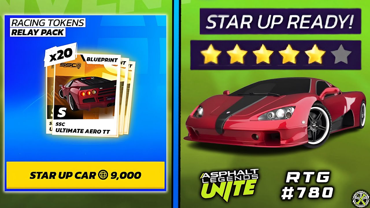 Buying the Sonic Relay Packs & 5-starring SSC Aero: Asphalt Legends RTG #780