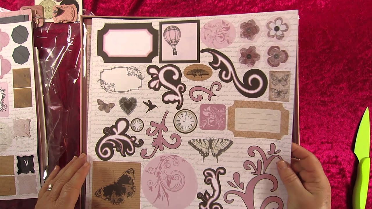 ASMR Scrapbook Album Kit Unboxing - Softly Spoken