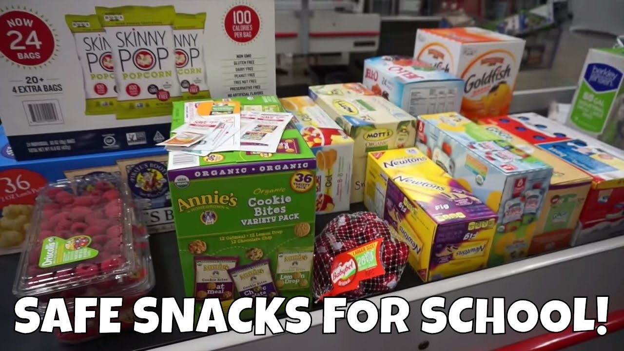 ALLERGY SAFE SNACKS FOR SCHOOL!