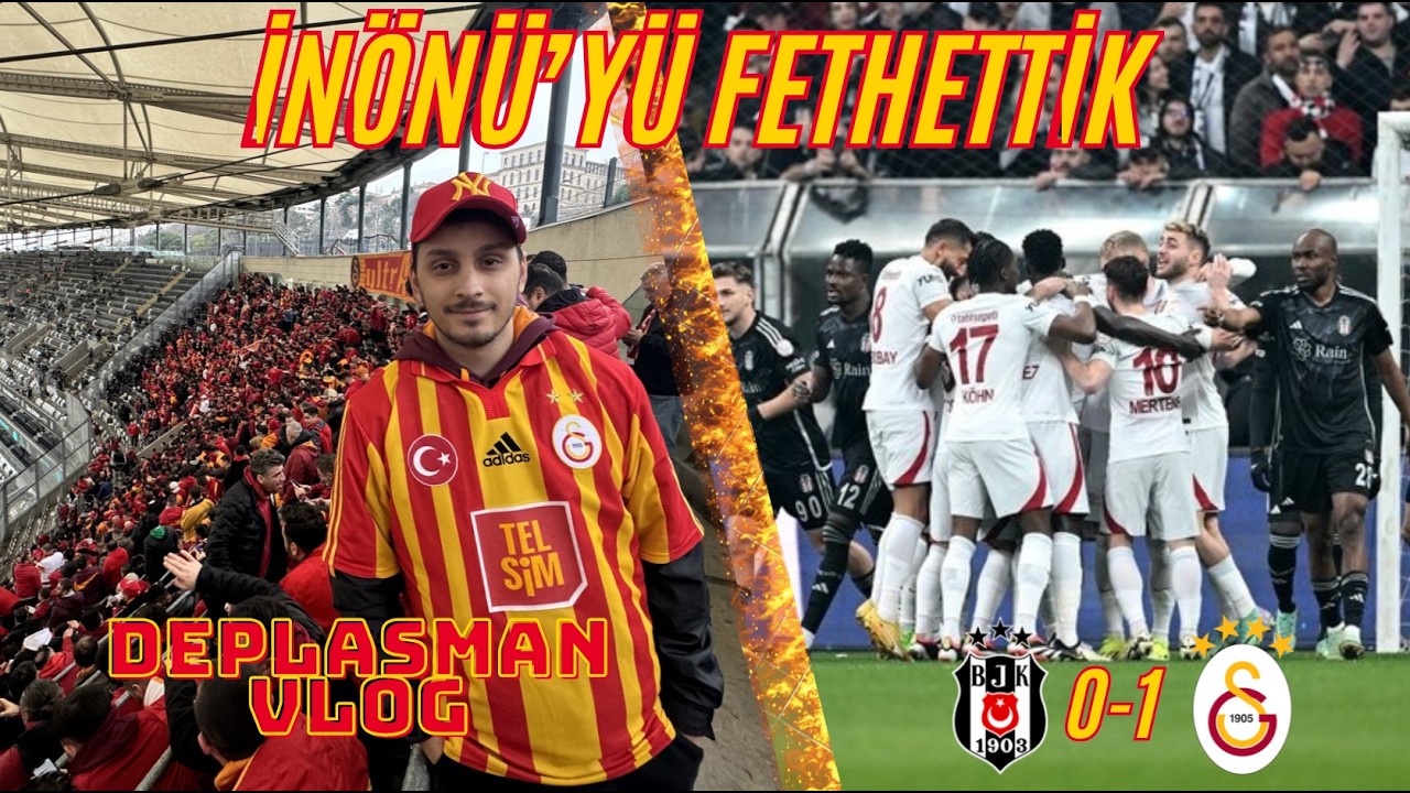 İNÖNÜ SUSTU BİZİ DİNLİYOR ! BEŞİKTAŞ JK 0-1 GALATASARAY DEPLASMAN VLOG ! ultrAslan DEPLASMAN TRİBÜNÜ