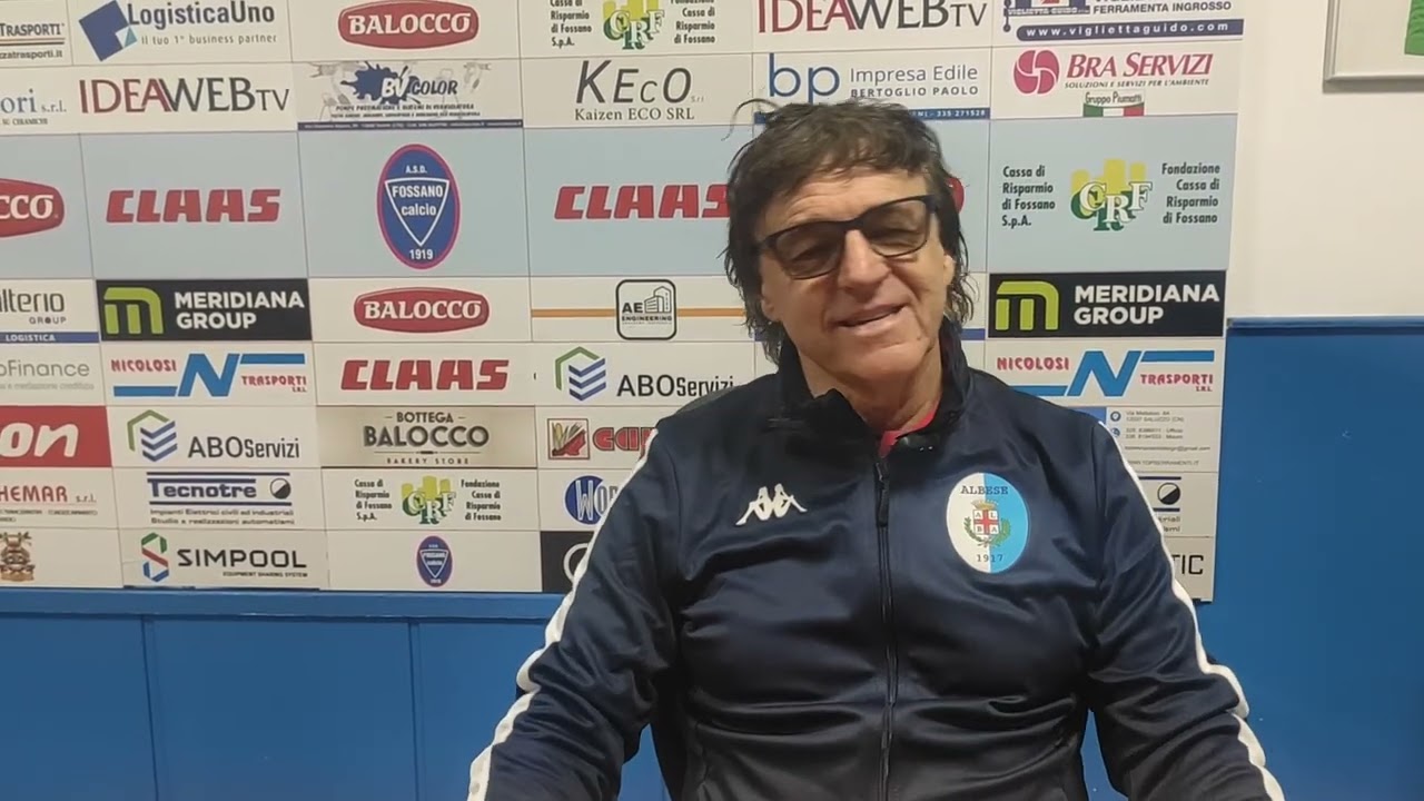 Calcio, Eccellenza: Fossano-Albese 2-2, le parole di mister Rosso 