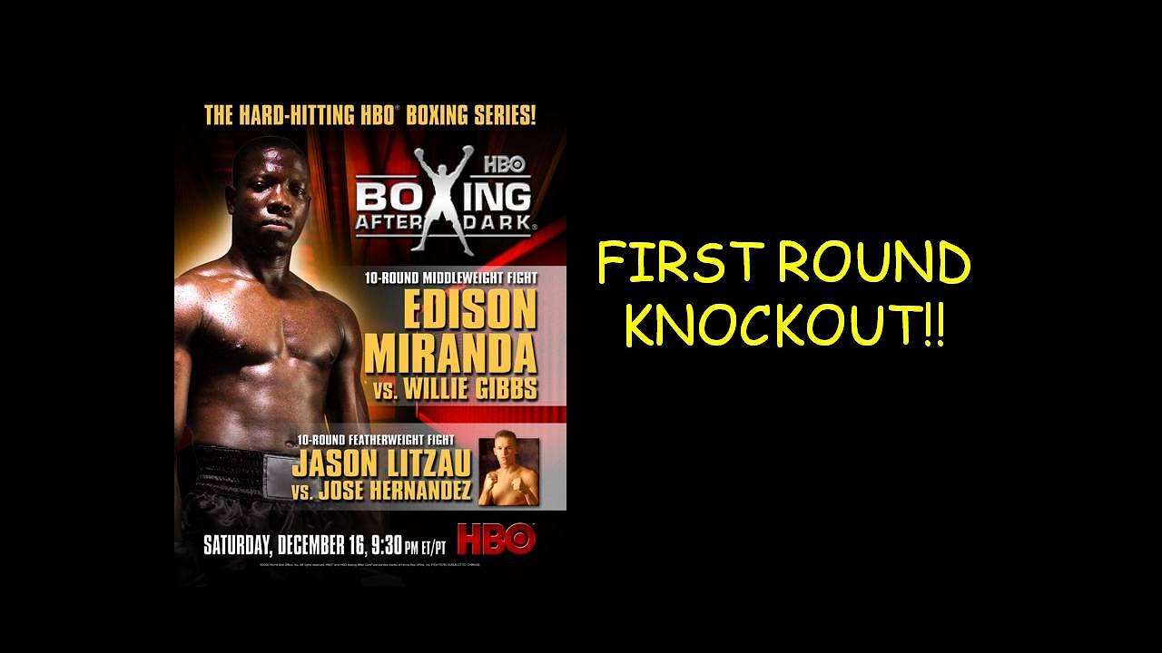 Full Fight Edison Miranda vs Willie Gibbs 12-16-06