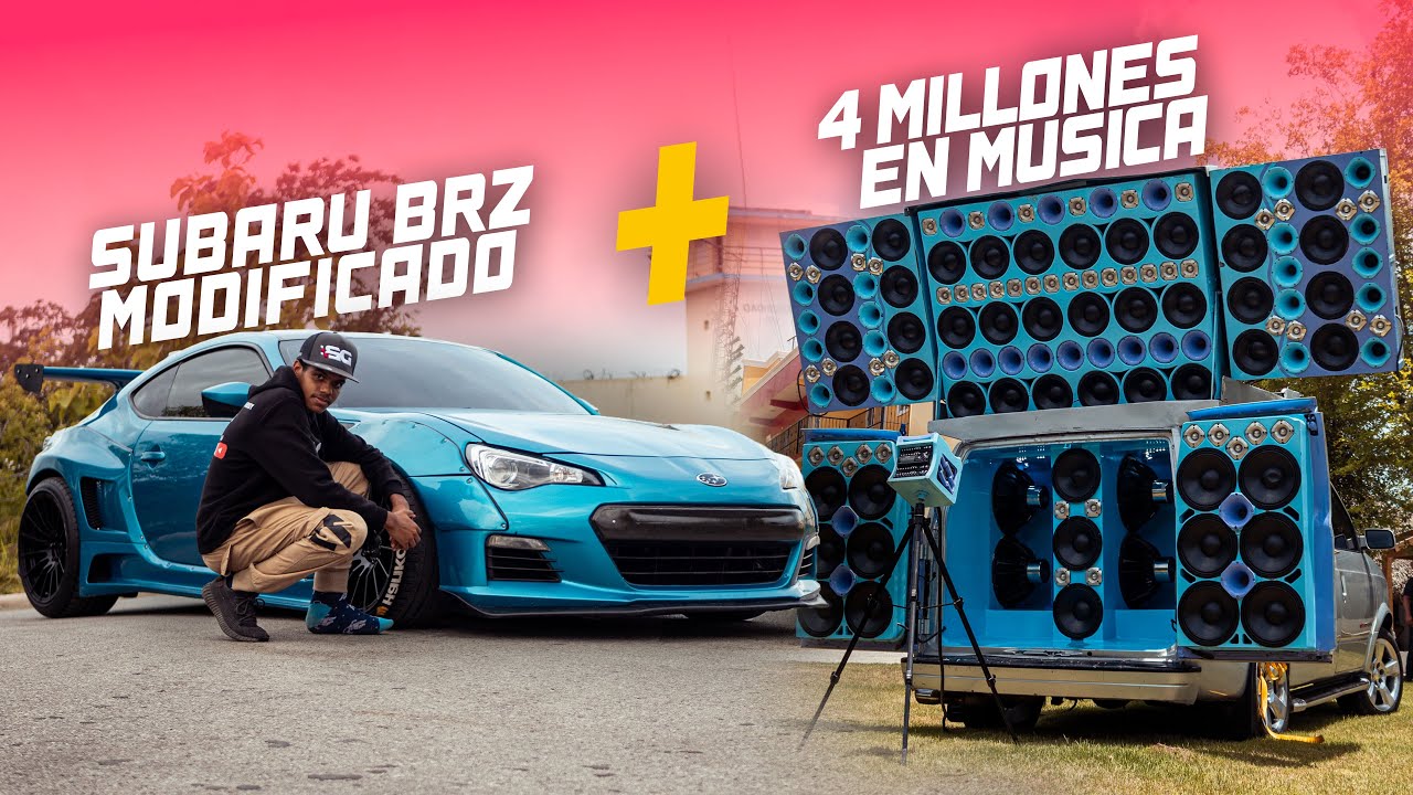 💰4 Millones en Música para Chipeo + Subaru BRZ Super Modificado | DOMINICAN BIKERS