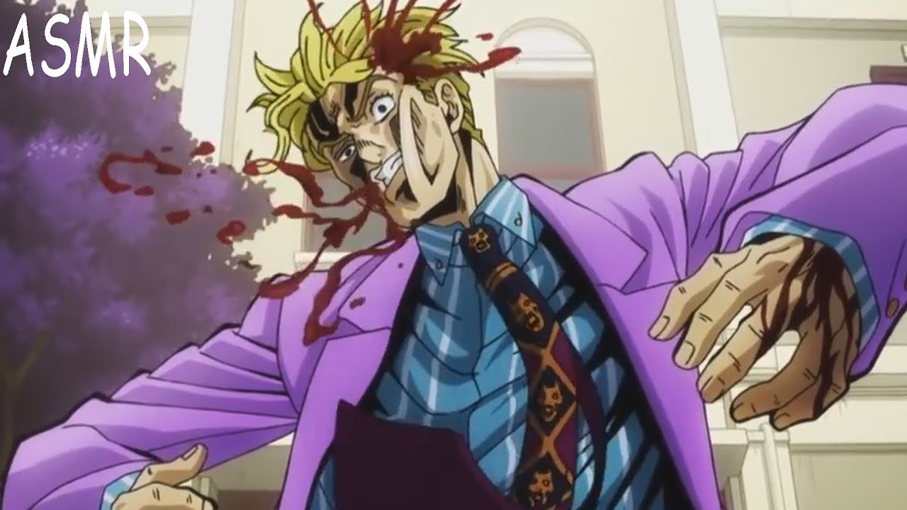 Jotaro beats up Kira ASMR