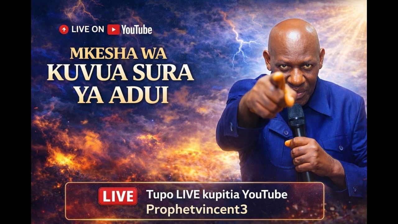 #live  UNGANA NA NABII VINCENT KATIKA MKESHA WA KUVUA SURA YA ADUI