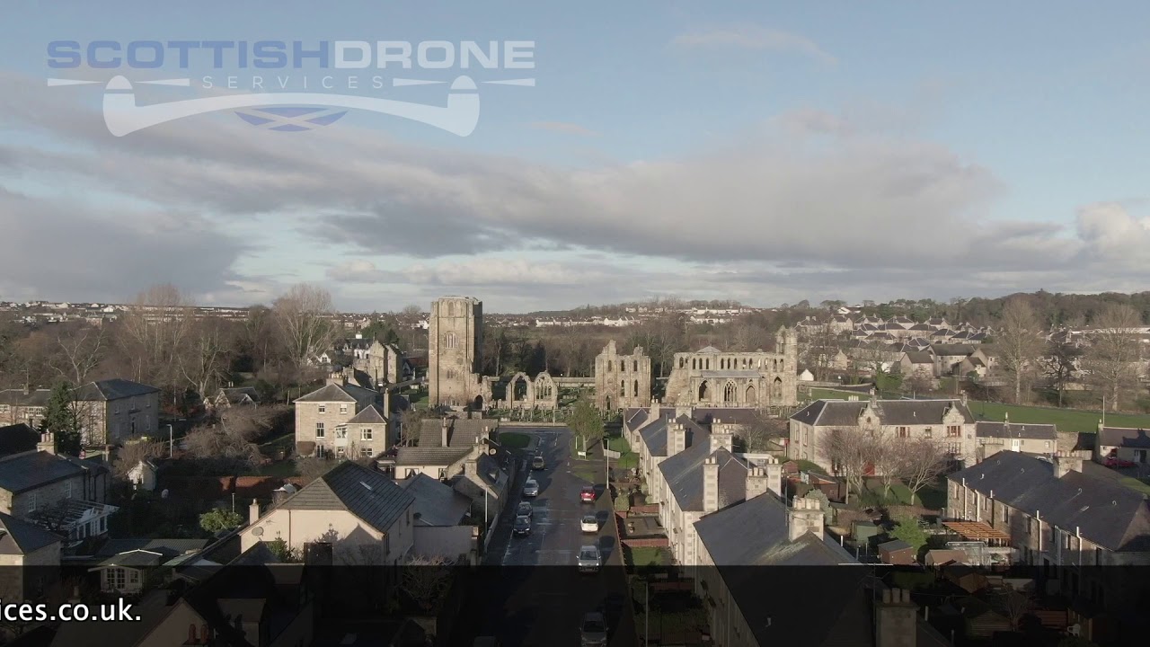 Elgin Cathedral - Stock Drone Video Library