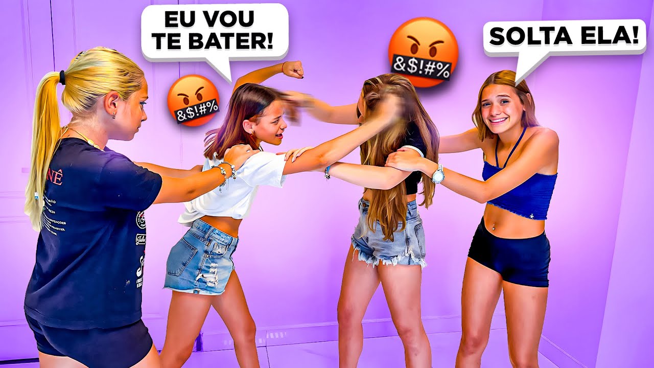 AS NOVAS IRMÃS BRIGARAM COM A MILLENA POR VINGANÇA!! *ela saiu machucada*