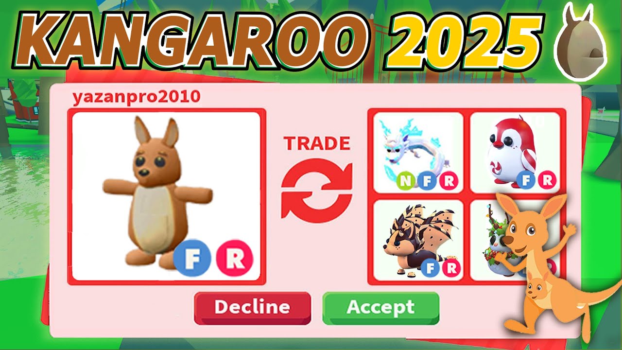 HUGE WIN 😱 I TRADED KANGAROO 🦘🔥 IN 2025 ! IN ADOPT ME | ROBLOX