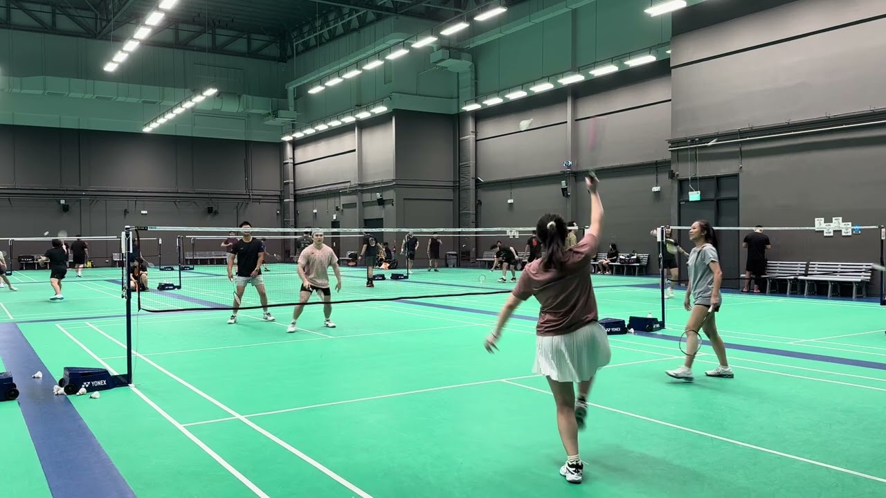 Badminton - Reg/SeeYin VS Melson/Aug