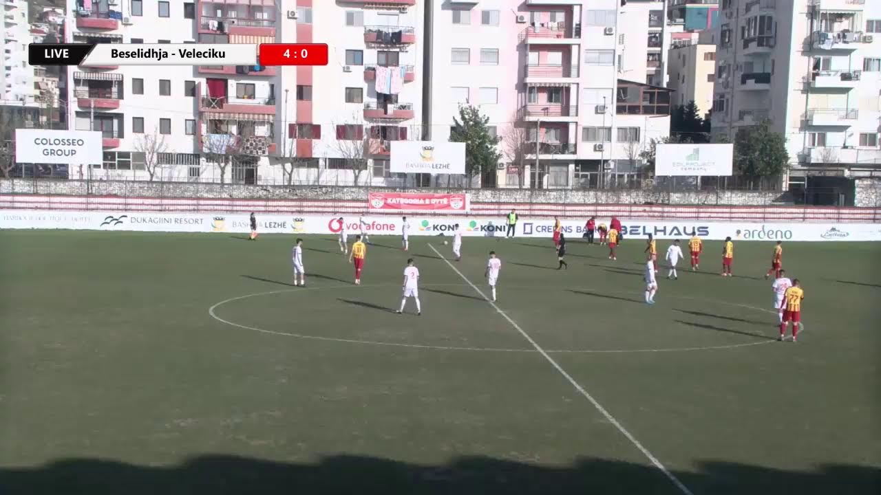 NDESHJA FUTBOLLIT BESËLIDHJA - VELEÇIKU  LIVE