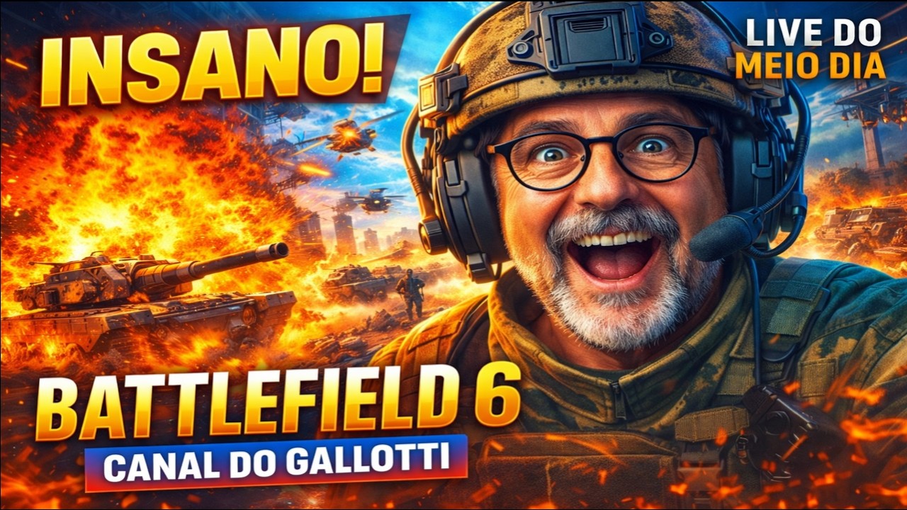 LIVE DO MEIO DIA- BATTLEFIELD 6 - GALLOTTIf - AO VIVO